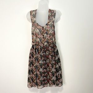 Reformation Flower Shear Dress Size Large